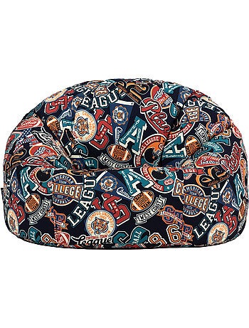 Puf infantil clásico grande para interior y exterior con estampado divertido - icon