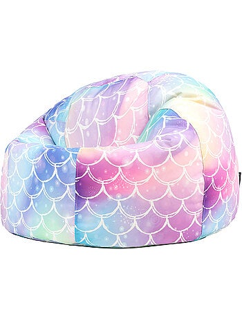 Puf infantil clásico grande para interior y exterior con estampado divertido - icon