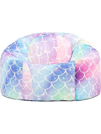 Puf infantil clásico grande para interior y exterior con estampado divertido - icon