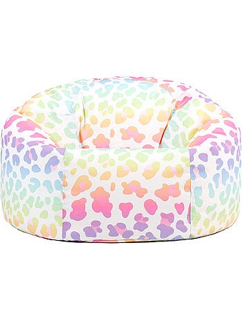 Puf infantil clásico grande para interior y exterior con estampado divertido - icon