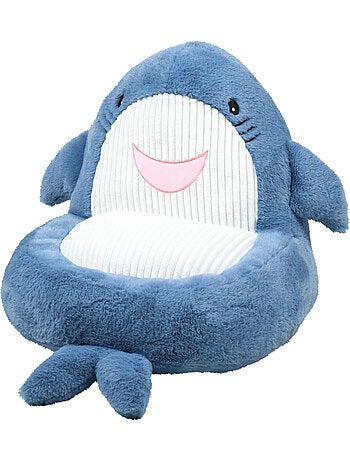 Puf infantil en forma de tiburón