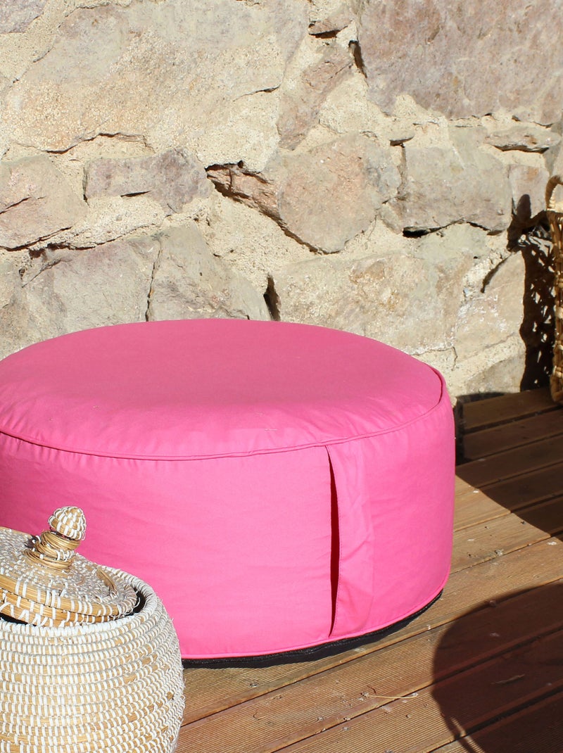 Puf inflable para exteriores Rosa fucsia - Kiabi