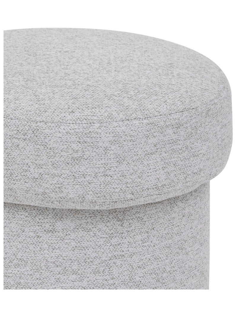 Puf moderno de tela Gris - Kiabi