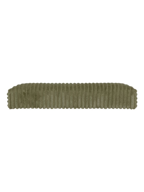 Puf plegable doble efecto terciopelo acanalado con almacenamiento integrado - Kiabi