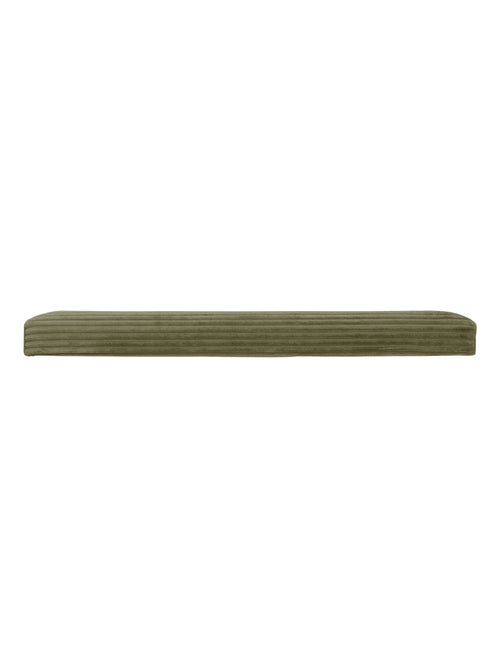 Puf plegable doble efecto terciopelo acanalado con almacenamiento integrado - Kiabi