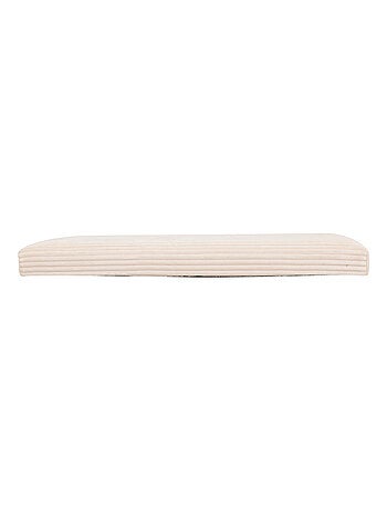 Puf plegable doble efecto terciopelo acanalado con almacenamiento integrado