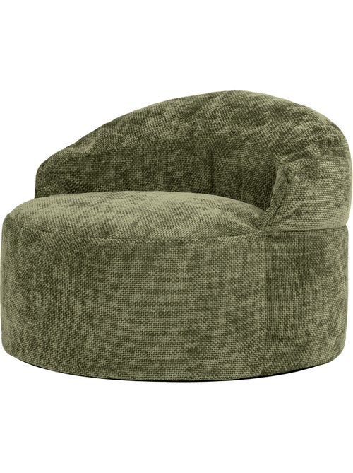 Puf sillón auxiliar decorativo orb de tejido chenilla texturizada - icon - Kiabi