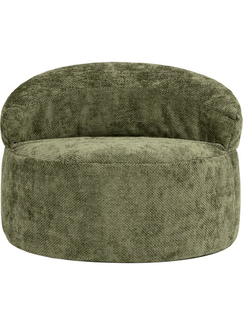 Puf sillón auxiliar decorativo orb de tejido chenilla texturizada - icon - Kiabi