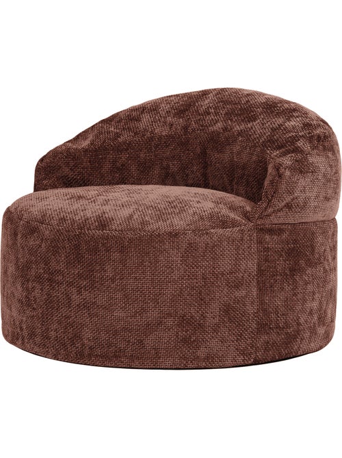 Puf sillón auxiliar decorativo orb de tejido chenilla texturizada - icon - Kiabi