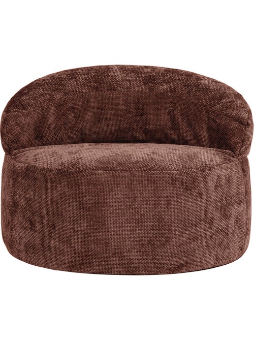 Puf sillón auxiliar decorativo orb de tejido chenilla texturizada - icon - Kiabi
