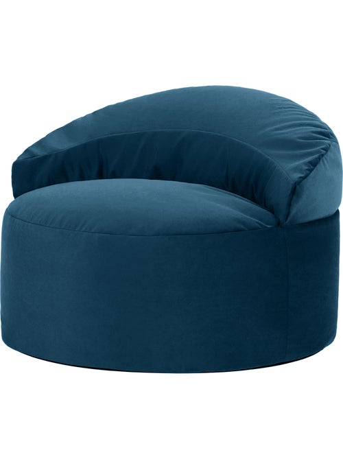 Puf sillón auxiliar decorativo orb de terciopelo mate - icon - Kiabi