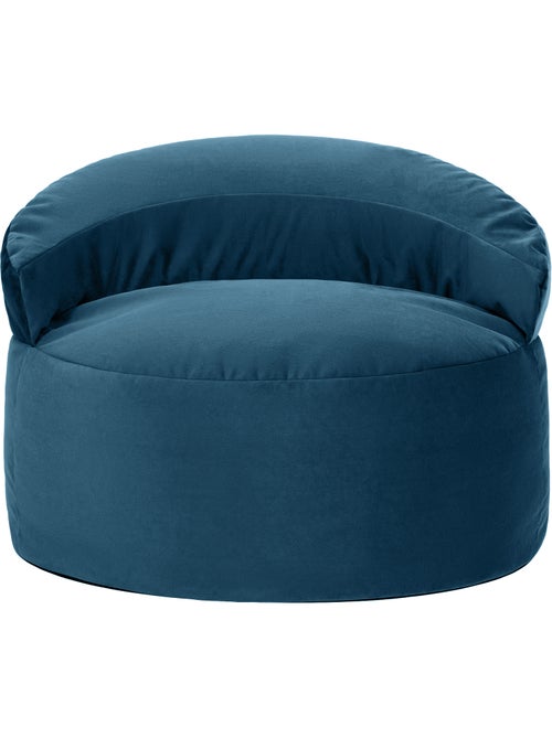 Puf sillón auxiliar decorativo orb de terciopelo mate - icon - Kiabi