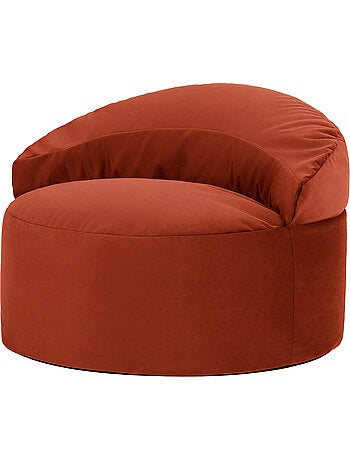 Puf sillón auxiliar decorativo orb de terciopelo mate - icon