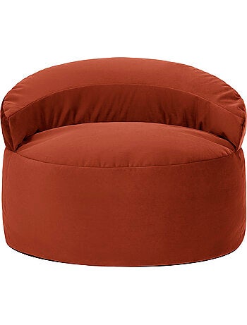 Puf sillón auxiliar decorativo orb de terciopelo mate - icon