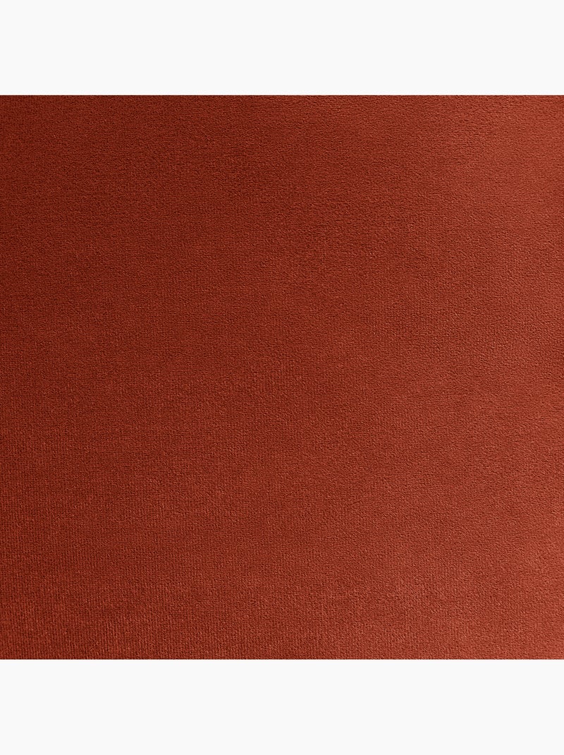 Puf sillón auxiliar decorativo orb de terciopelo mate - icon Terracota - Kiabi