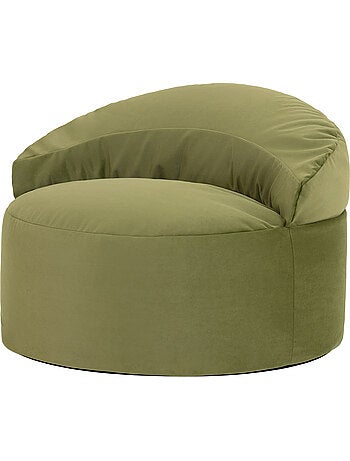 Puf sillón auxiliar decorativo orb de terciopelo mate - icon