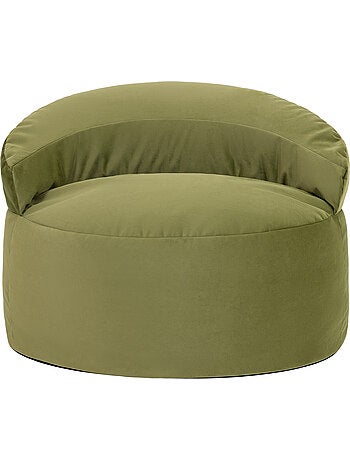 Puf sillón auxiliar decorativo orb de terciopelo mate - icon