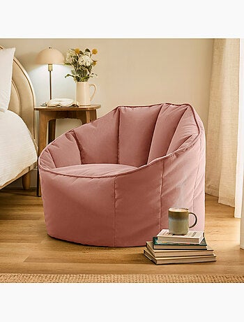 Puf sillón concha sirena de terciopelo mate - icon