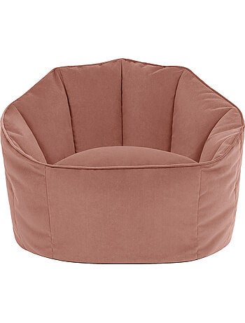 Puf sillón concha sirena de terciopelo mate - icon
