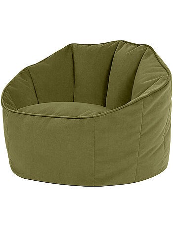 Puf sillón concha sirena de terciopelo mate - icon