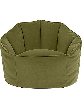 Puf sillón concha sirena de terciopelo mate - icon