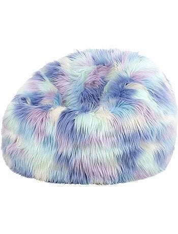 Puf sillón infantil clásico de piel sintética - icon