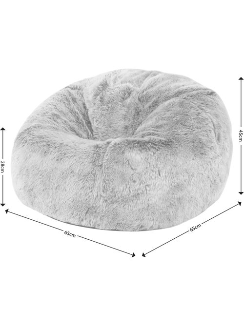 Puf sillón infantil clásico de piel sintética - icon - Kiabi
