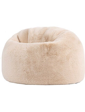 Puf sillón infantil clásico de piel sintética - icon