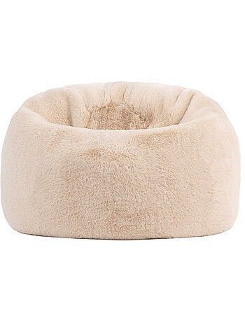 Puf sillón infantil clásico de piel sintética - icon