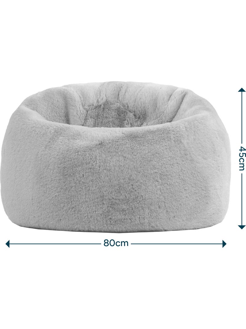 Puf sillón infantil clásico de piel sintética - icon Beige - Kiabi