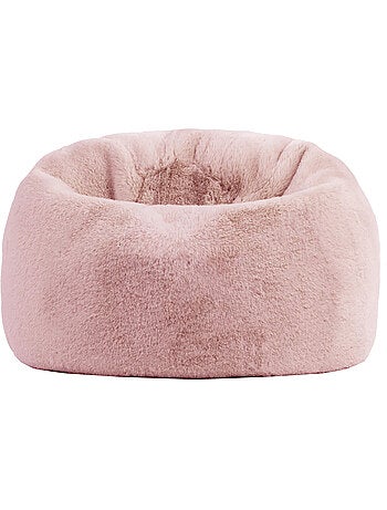 Puf sillón infantil clásico de piel sintética - icon