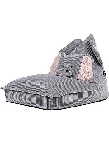 Puf sillón infantil con cojín a juego de pana - icon