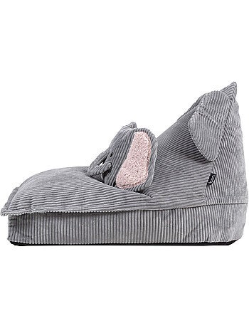 Puf sillón infantil con cojín a juego de pana - icon
