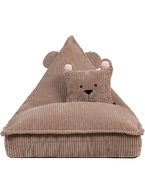 Puf sillón infantil con cojín a juego de pana - icon - Kiabi