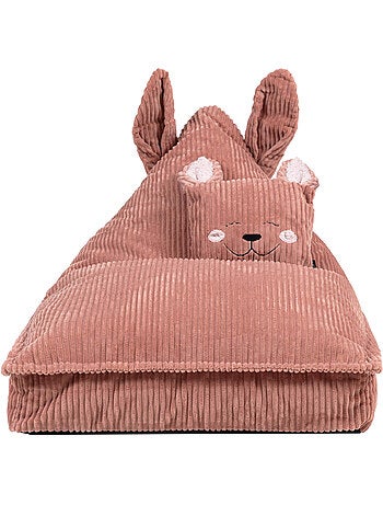Puf sillón infantil con cojín a juego de pana - icon