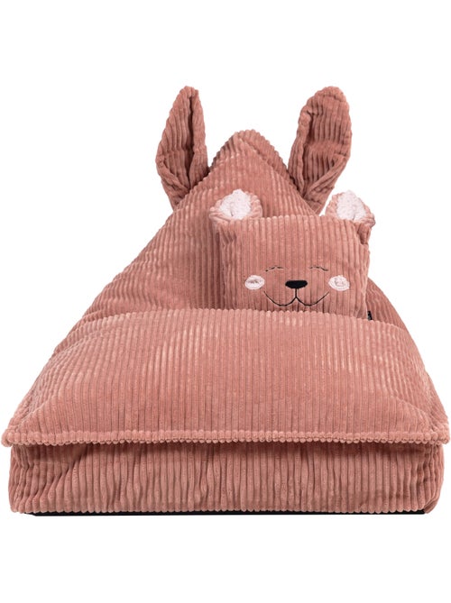 Puf sillón infantil con cojín a juego de pana - icon - Kiabi