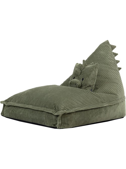 Puf sillón infantil con cojín a juego de pana - icon - Kiabi