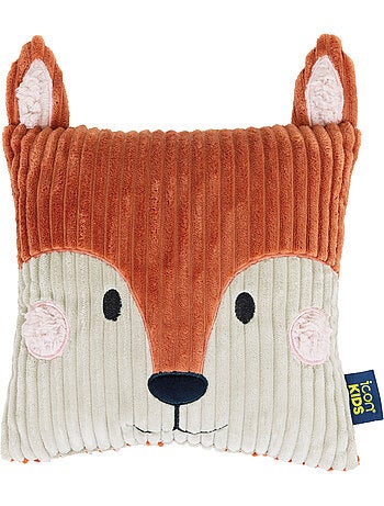 Puf sillón infantil con cojín de animal a juego de pana - icon