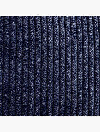 Puf sillón infantil con respaldo alto de pana - icon