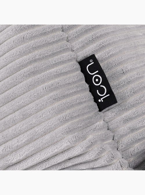 Puf sillón infantil con respaldo alto de pana - icon - Kiabi