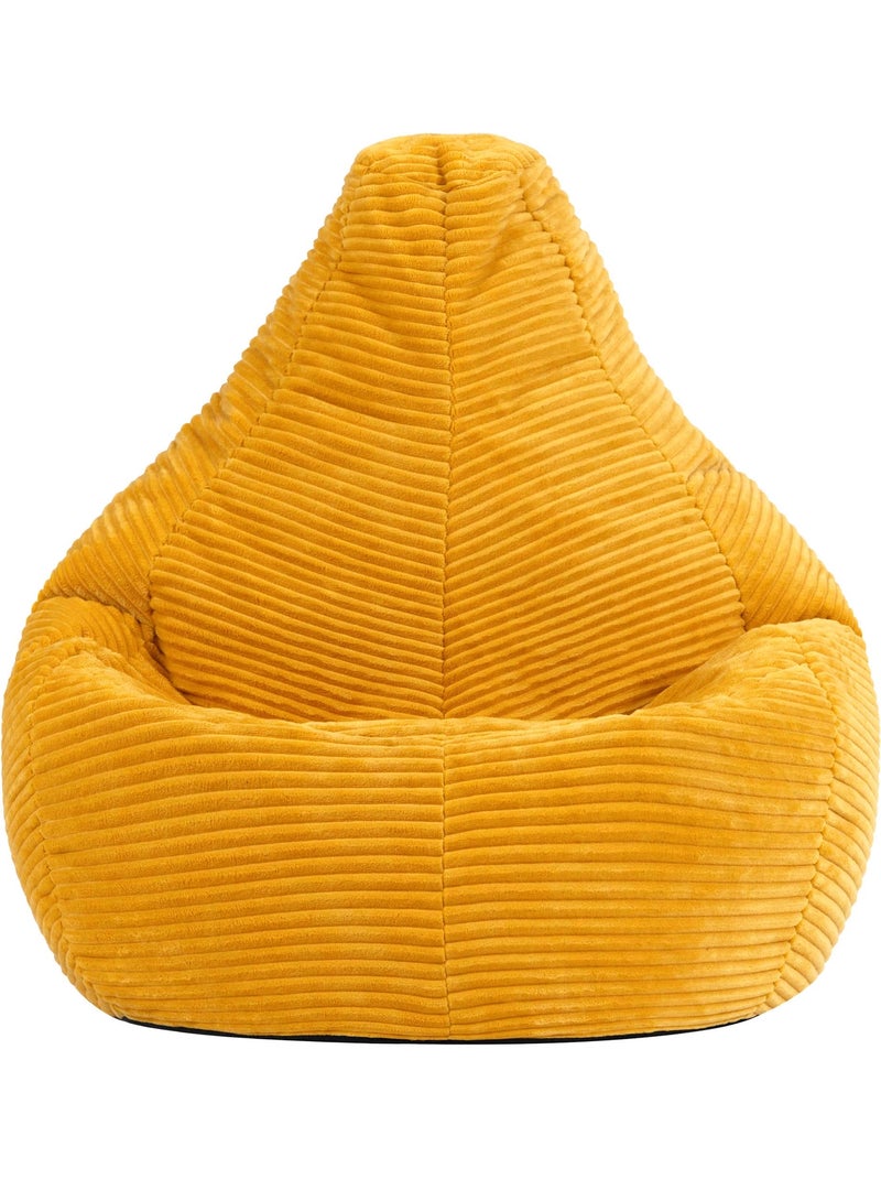 Puf sillón infantil con respaldo alto de pana - icon Lino - Kiabi