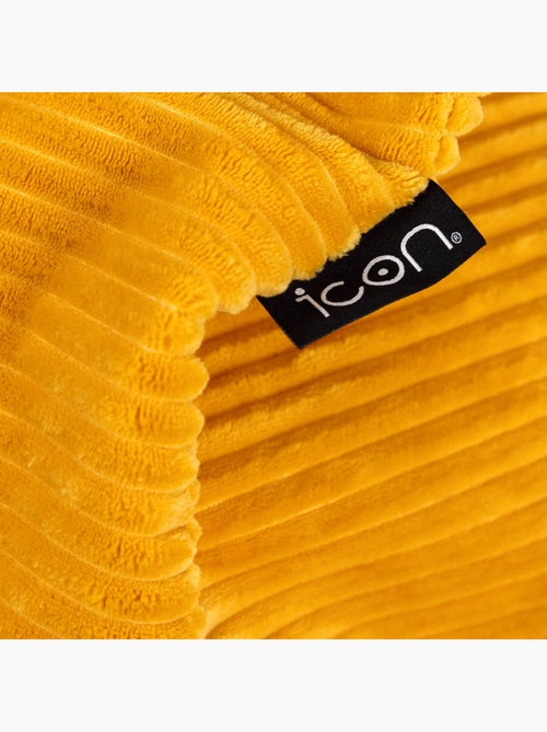 Puf sillón infantil con respaldo alto de pana - icon - Kiabi