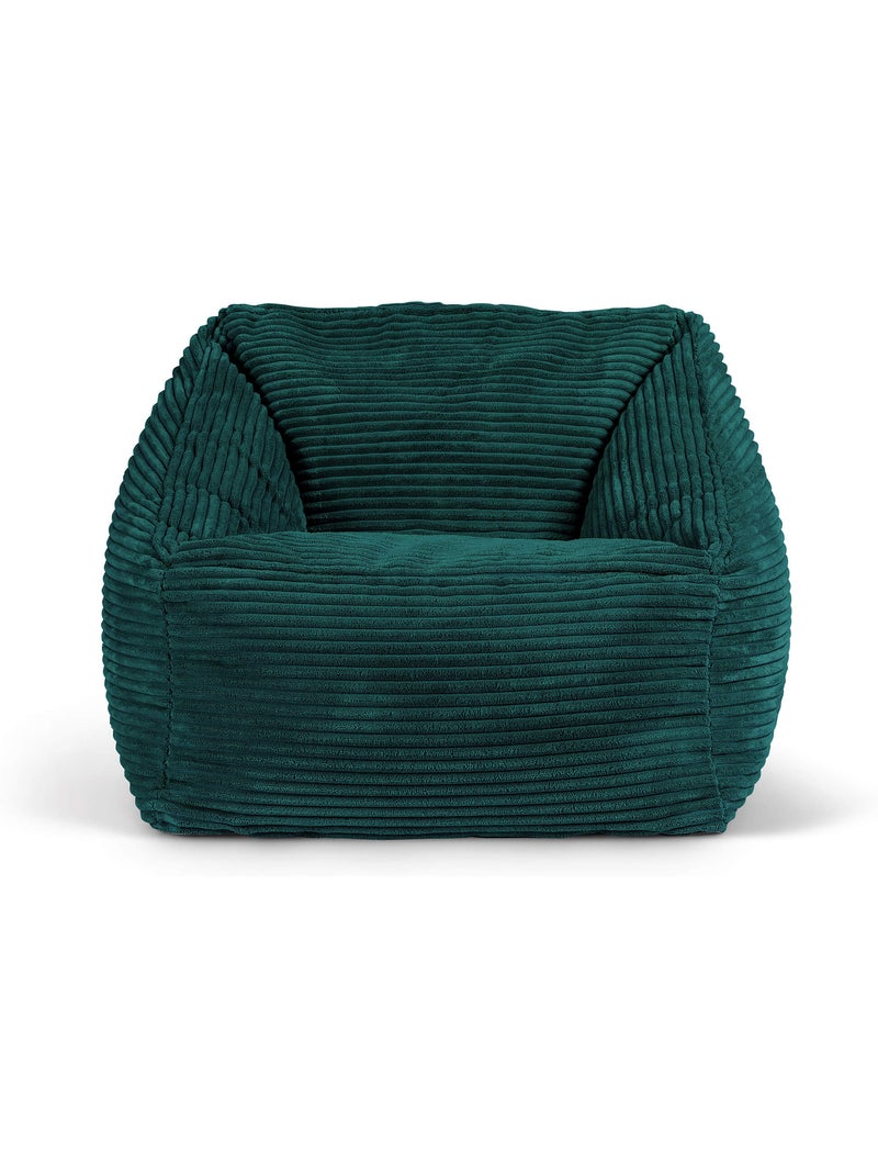 Puf sillón infantil de pana - ICON Azul petróleo - Kiabi