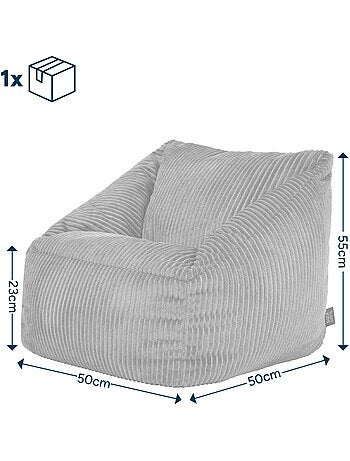 Puf sillón infantil de pana - ICON