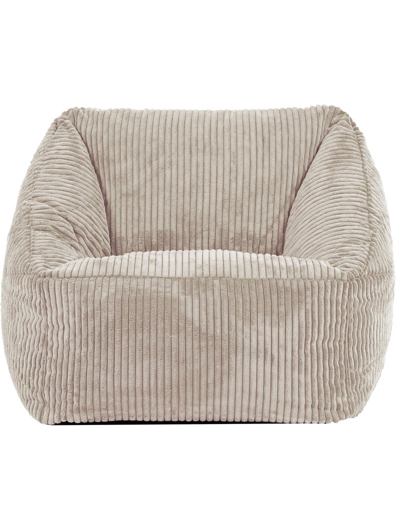 Puf sillón infantil de pana - ICON Beige - Kiabi
