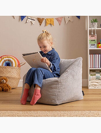 Puf sillón infantil de pana - ICON