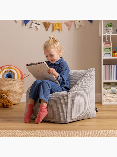 Puf sillón infantil de pana - ICON - Kiabi