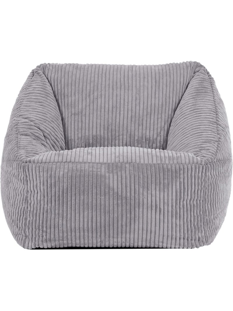 Puf sillón infantil de pana - ICON Gris claro - Kiabi