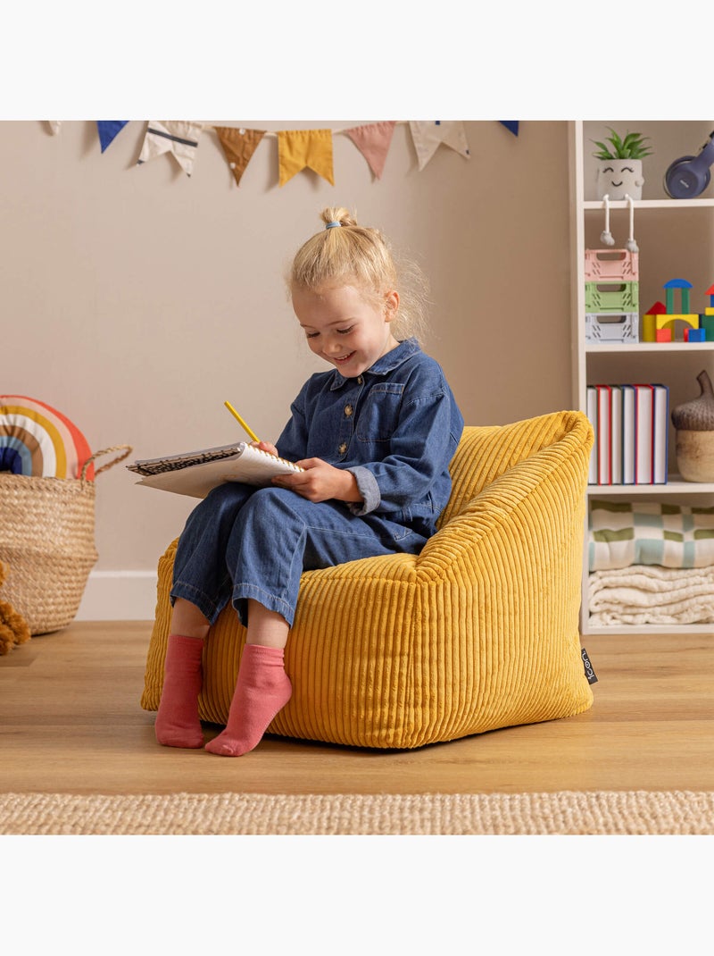 Puf sillón infantil de pana - ICON Lino - Kiabi
