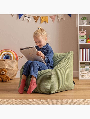 Puf sillón infantil de pana - ICON